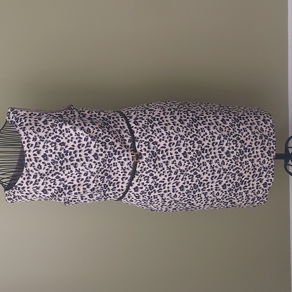 9&CO. dress. It says ize 14 but fits size 12, leopard print - Picture 1 of 8
